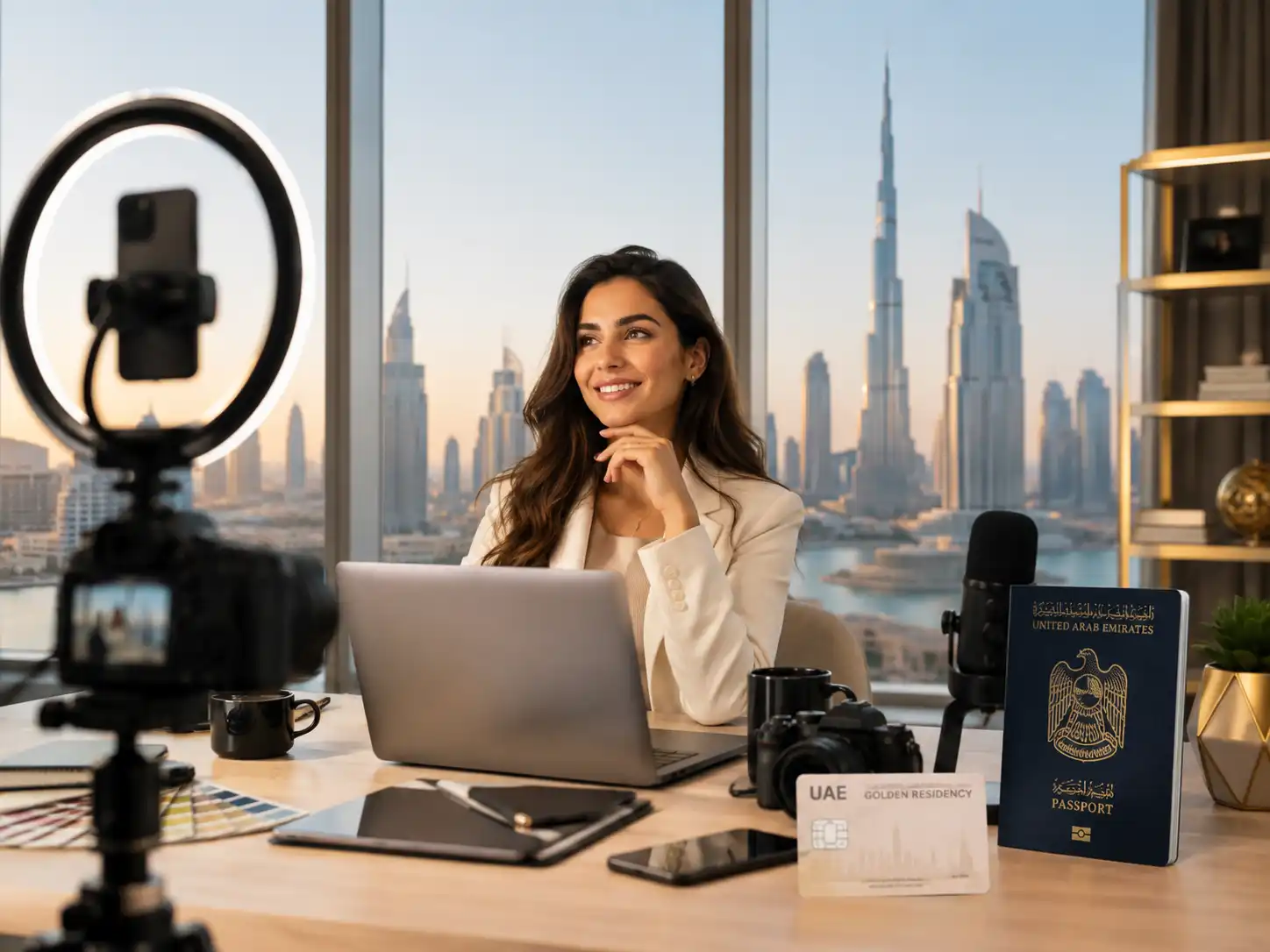 Content Creator Golden Visa in the UAE for influencers YouTubers photographers filmmakers and podcasters